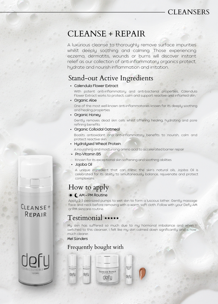 Cleanse-Repair-Defy-Cosmeceuticals-Beauty-on-Rose-Essendon-Melbourne