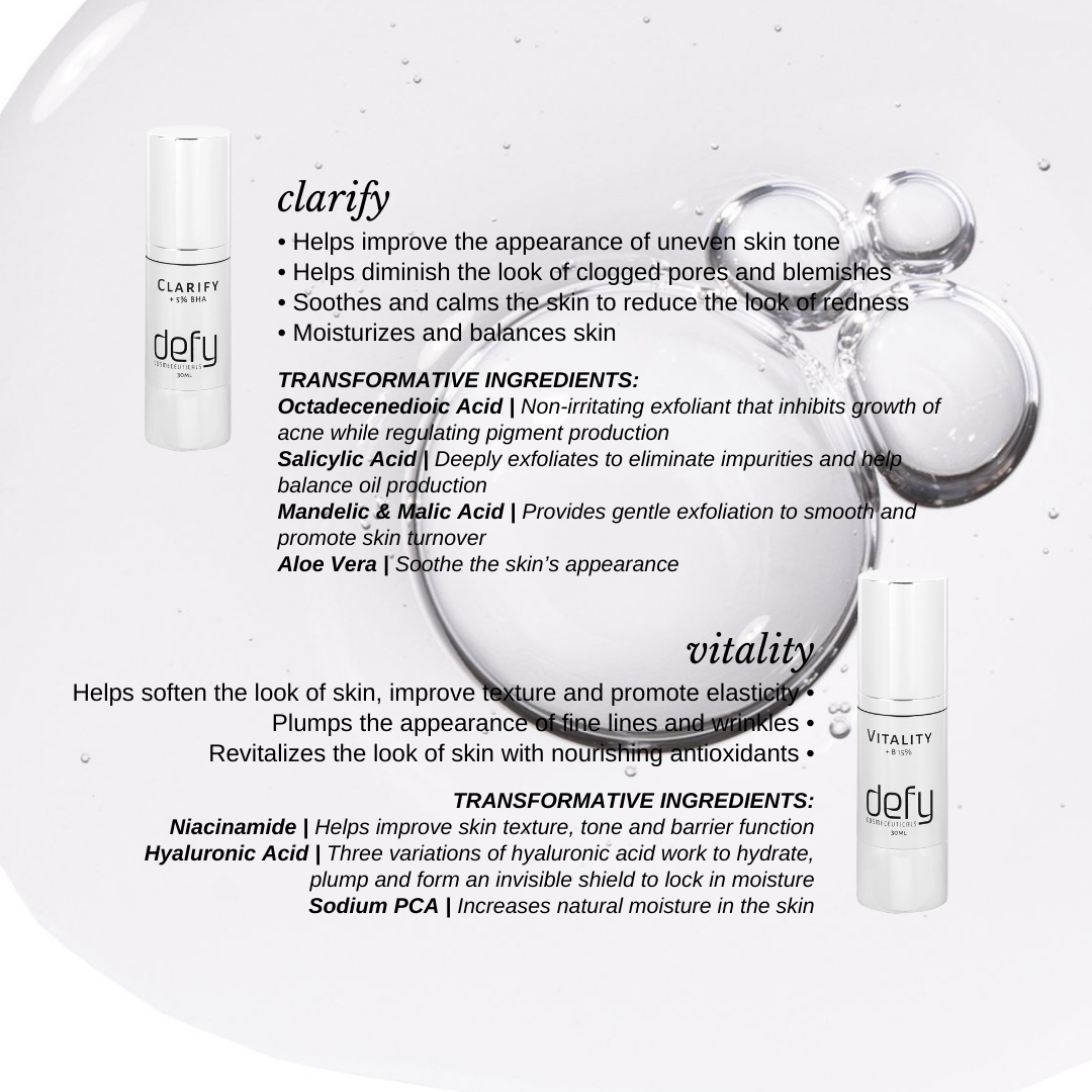 Vitality |Defy Cosmeceuticals, Beauty on Rose, Essendon, Melbourne, Australia