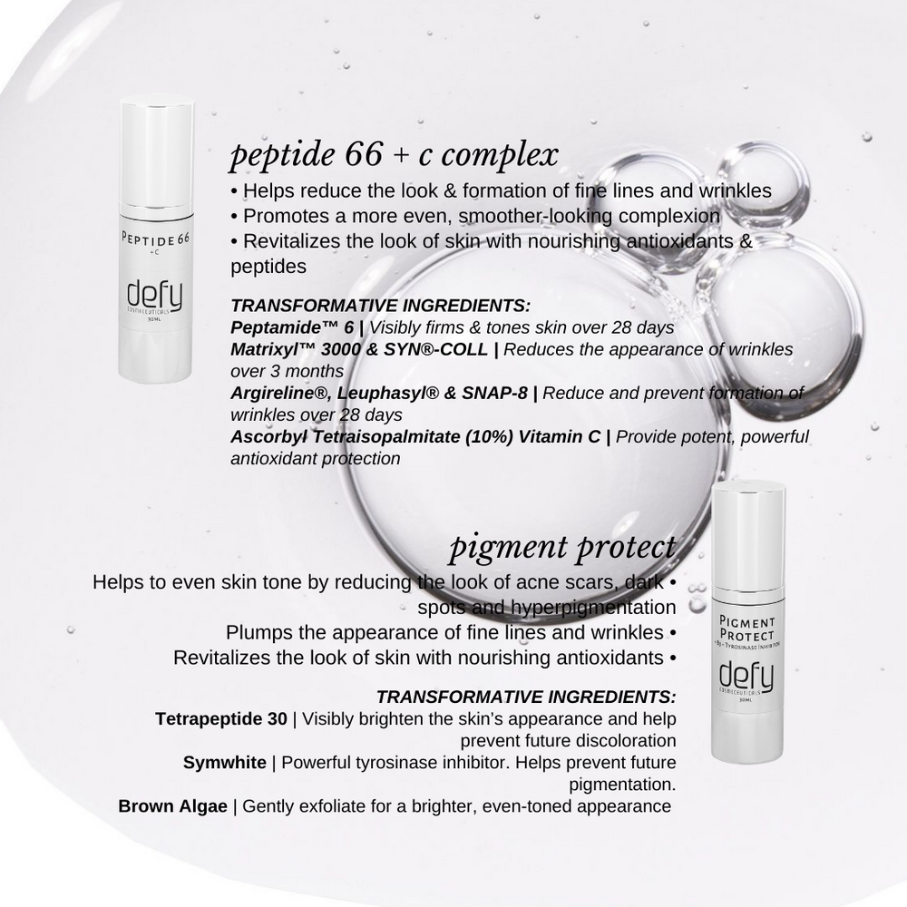 Peptide 66, Defy Cosmeceuticals, Beauty on Rose, Essendon, Melbourne, Australia