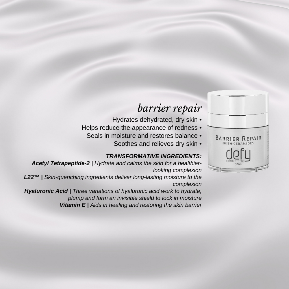 Barrier Repair with Ceramides | Defy Cosmeceuticals, Beauty on Rose, Essendon, Melbourne, Australia