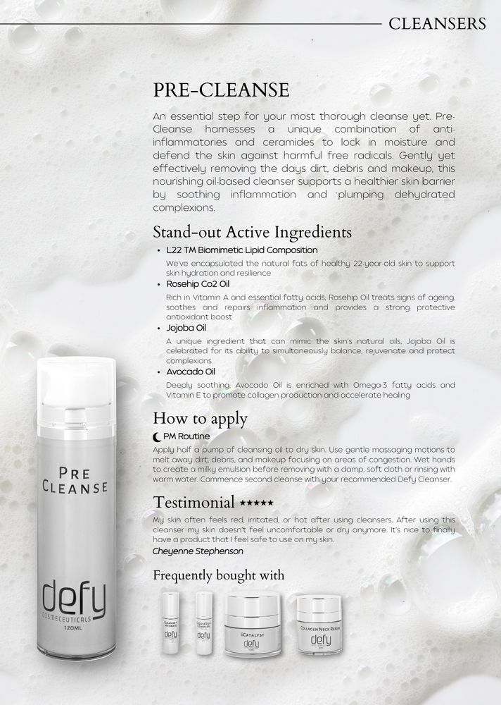 PreCleanse Defy Cosmeceuticals 120ml