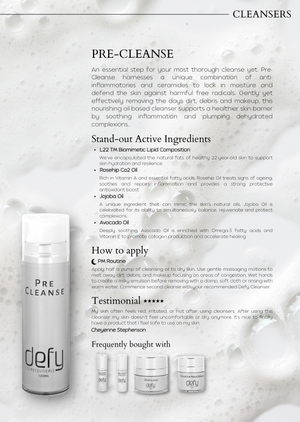 PreCleanse Defy Cosmeceuticals 120ml